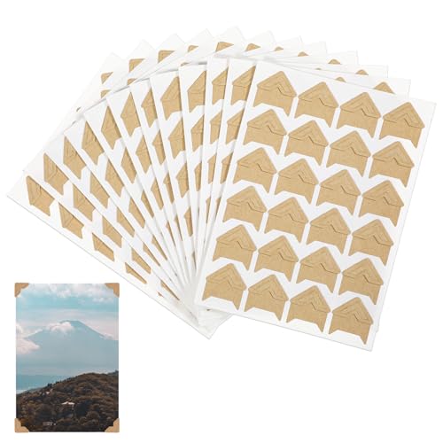 QfwdfcTrenz 288 Stück /12 Blatt Fotoecken Aufkleber Selbstklebend Fotoaufkleber Fotoecken Aufkleber Selbstklebend Scrapbook Zubehör für DIY Scrapbooking Bilderalbum Corner Tagebuch von QfwdfcTrenz