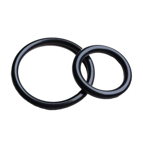 2 Stück NBR O-Ringe, 6 mm x 100 mm x 112 mm, schwarze O-Ringe aus Nitrilkautschuk von Qgsaghty
