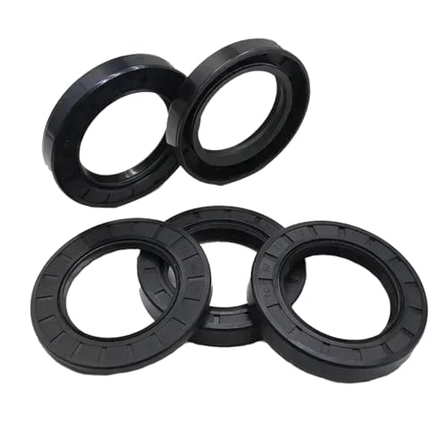 NBR-Dichtung, 56 mm x 73 mm x 12 mm, schwarze TC-Skelett-Öldichtung, 10 Stück von Qgsaghty