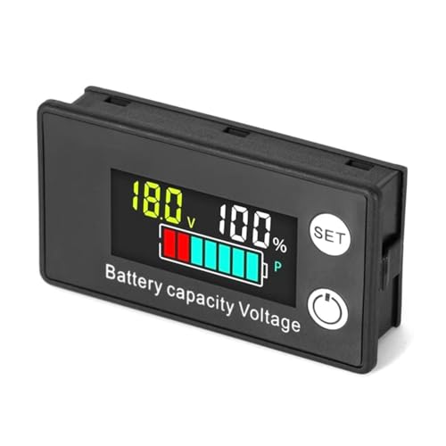 Qhpnunhq LCD-Flüssigkristall, 8-100 V, Voltmeter, Batterie-Erkennung der Energie, für Autos, Anzeigemodul, digitale Lithiumbatterie, C Qhpnunhq LCD-Flüssigkristall, 8-100 V, Voltmeter, Batterie-Erkennung der Energie, für Autos, Anzeigemodul, digitale Lithiumbatterie, C von Qhpnunhq
