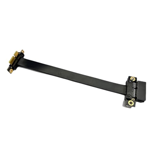 Qhpnunhq PCIE X1 3.0-Adapterkabel mit Geschwindigkeit, Grafikkartenverlängerung, 90° abgeschirmt, PCI-Express Extender für GPU, 20 cm Qhpnunhq PCIE X1 3.0-Adapterkabel mit Geschwindigkeit, Grafikkartenverlängerung, 90° abgeschirmt, PCI-Express Extender für GPU, 20 cm von Qhpnunhq