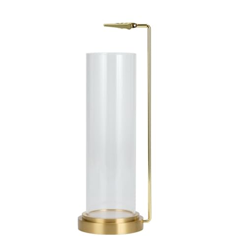 Qhpnunhq Räucherstäbchenhalter [Anti-Asche], moderner Räucherstäbchenbrennerhalter mit Aschebehälter aus Glas, für die Innendekoration, einfache Installation und langlebig von Qhpnunhq