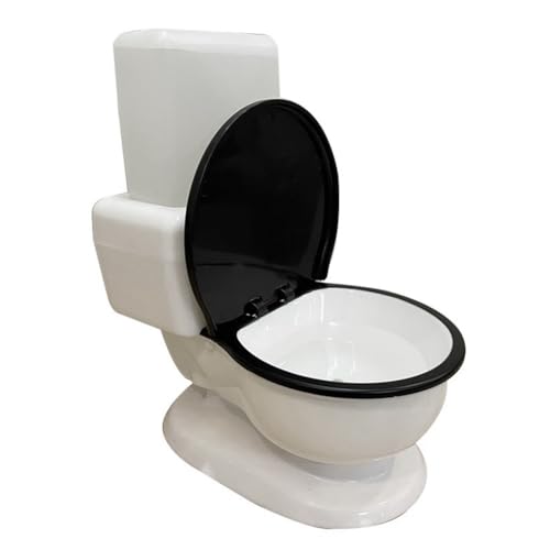 Qhpnunhq Wasserspender in Form einer Katzentoilette, 650 ml, Trinkbehälter, Wasserfluss abgetrennt, Artefakt für automatische Wasserversorgung, Haustierversorgung von Qhpnunhq