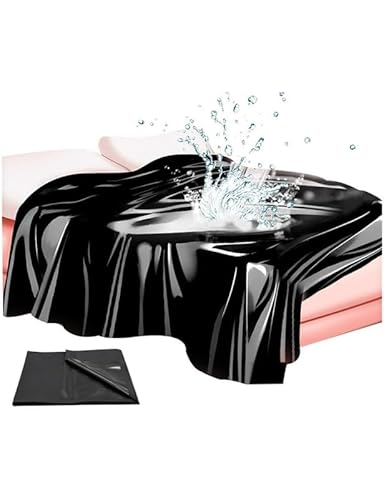 QiKKago 1 Bequeme Schwarze PVC-Kunststoffmatratze, Wiederverwendbar, Mit Wasserdichtem Tuch (220cm X 130cm) - H8 von QiKKago