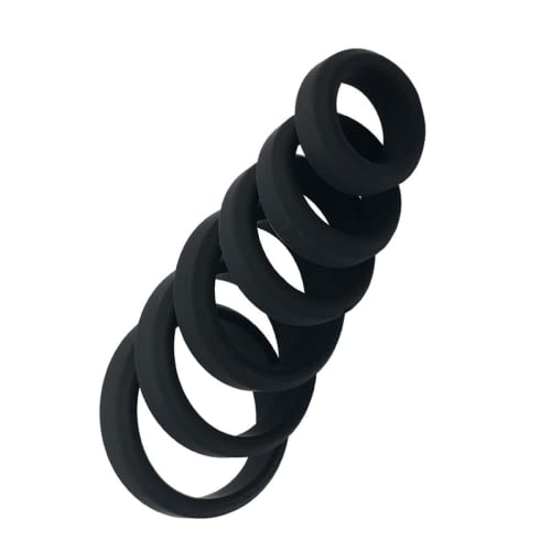 QiKKago Comfort Home Products Silicone Rings 6 Set to Wear As Favourites Indoor Sports Accessories-Q von QiKKago