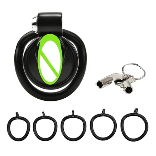 QiKKago Schwarz Fitness-GepäCk ZubehöR + 5 Verschiedene GrößEn Ringe, Verstellbarer KäFig, Muskeldehnung, Paar Geschenk-H4 von QiKKago