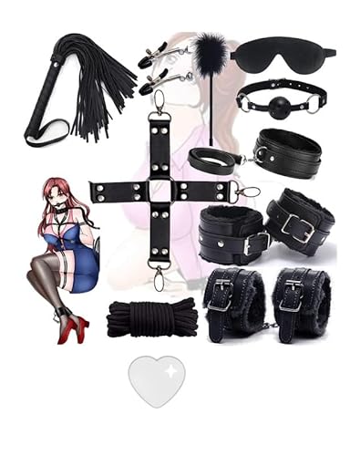 QiKKago Schwarzes Leder-Fitness-Set, 10 StüCk GanzköRper-TrainingsgeräTe-Q QiKKago Schwarzes Leder-Fitness-Set, 10 StüCk GanzköRper-TrainingsgeräTe-Q von QiKKago