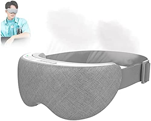 Augendampfer für trockene Augen, wiederaufladbare 1000-mAh-Dampf-Augenmaske mit Bluetooth-Musik, tragbarer Augensprüher zum Entspannen und Reduzieren der Augenbelastung, Augenringe und Träne von QiXiaYuHui