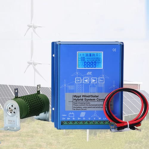 Qiang 3000W Wind Solar Hybrid Laderegler,12V/24V/48V Mppt Lade Boost Controller Mit LCD Display,Für Netzunabhängige Wind Solar Hybrid Systeme,24V von Qiang
