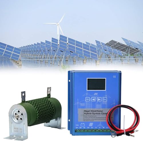 Qiang 4000W Wind Solar Hybrid Laderegler,2000W Wind 2000W PV Solar,Mppt Lade Boost Controller,12V/24V/48V Automatisch Identifikation Mit LCD Display Wind Solar Ergänzungssystem,24V von Qiang
