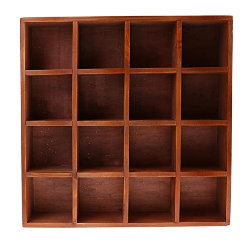 Qianly : Wandregal Aus Holz mit 16 Würfeln, Aufbewahrungsschrank, Wandmontage, Platzaufbewahrung Qianly : Wandregal Aus Holz mit 16 Würfeln, Aufbewahrungsschrank, Wandmontage, Platzaufbewahrung von Qianly