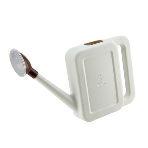 Qianly 1L Gießkanne mit Abnehmbarem Sprinklerkopf, Ideal für Gewächshausnutzung, Weiß von Qianly
