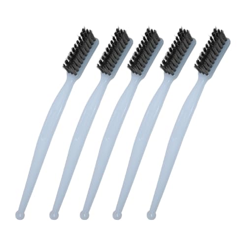 Qianly 5 Stück Drahtbürsten Reinigungsbürsten Stahlbürsten Kratzbürsten Rostbürsten mit Ergonomischem Griff Zur Effektiven Entfernung von Flecken für Werkst, Silber Qianly 5 Stück Drahtbürsten Reinigungsbürsten Stahlbürsten Kratzbürsten Rostbürsten mit Ergonomischem Griff Zur Effektiven Entfernung von Flecken für Werkst, Silber von Qianly