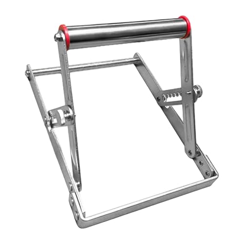 Qianly Auflageständer für Schneidemaschinen Als Materialauflage Und Arbeitsbock mit Höhenverstellbarem Untergestell Aus Karbonstahl für Werkstatt Und Bauste, S Qianly Auflageständer für Schneidemaschinen Als Materialauflage Und Arbeitsbock mit Höhenverstellbarem Untergestell Aus Karbonstahl für Werkstatt Und Bauste, S von Qianly