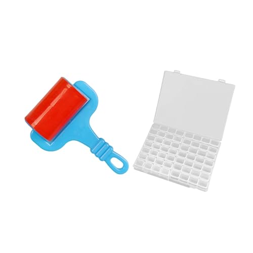 Qianly Clay Roller mit Griff Ton Walze Modellierwerkzeug Handroller Plastilin Presse Werkzeug Mini Mehrfachfach Organizer Box Aus PP Material für Kun Qianly Clay Roller mit Griff Ton Walze Modellierwerkzeug Handroller Plastilin Presse Werkzeug Mini Mehrfachfach Organizer Box Aus PP Material für Kun von Qianly