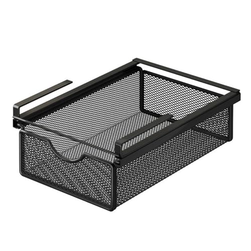 Qianly Drahtkorb Zum Aufhängen unter Dem Regal, Ausziehbare Schublade für Verschiedene Räume, S Qianly Drahtkorb Zum Aufhängen unter Dem Regal, Ausziehbare Schublade für Verschiedene Räume, S von Qianly
