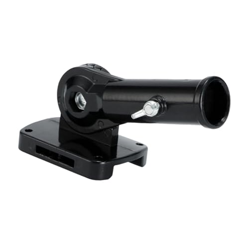 Qianly Fahnenmast Montagehalterung für Die mit Verstellbarem Design, Schwarz von Qianly