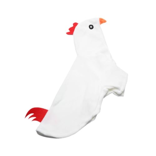 Qianly Hundekostüm Als Lustige Haustierverkleidung Und Hühnchen Outfit Tierbekleidung Aus Weichem Polyester mit Aufstehendem Kamm für Hunde bei Partys Und H, XXL Qianly Hundekostüm Als Lustige Haustierverkleidung Und Hühnchen Outfit Tierbekleidung Aus Weichem Polyester mit Aufstehendem Kamm für Hunde bei Partys Und H, XXL von Qianly
