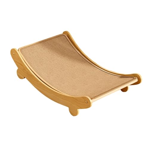 Qianly Katzenkratzbett, Spielbrett für Haustiere, Holzbedarf, Jute, Groß Qianly Katzenkratzbett, Spielbrett für Haustiere, Holzbedarf, Jute, Groß von Qianly