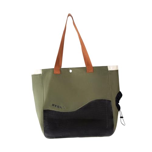 Qianly Katzentasche für Unterwegs, Praktisch Und Komfortabel, Grün von Qianly