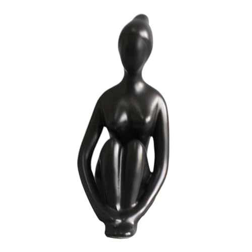 Qianly Kleine Figur Ornament Sitzende Skulptur Statue für Home Office Schrank, 5 cm X 6.5 cm X 10 Qianly Kleine Figur Ornament Sitzende Skulptur Statue für Home Office Schrank, 5 cm X 6.5 cm X 10 von Qianly