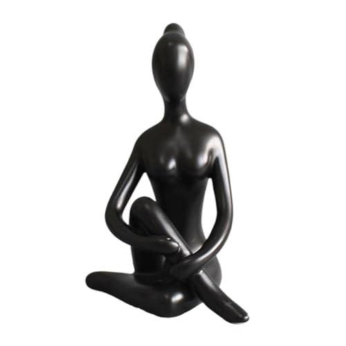 Qianly Kleine Figur Ornament Sitzende Skulptur Statue für Home Office Schrank, 7.5 Cmx7cmx10.5cm Qianly Kleine Figur Ornament Sitzende Skulptur Statue für Home Office Schrank, 7.5 Cmx7cmx10.5cm von Qianly