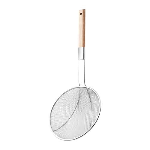 Qianly Praktisches Lebensmittelsieb mit Langem Griff für Öl Und Früchte, 14cm von Qianly