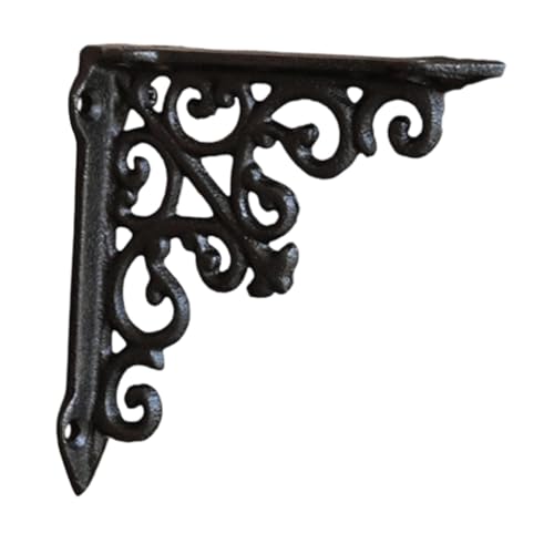 Qianly Regalhalter Regalwinkel Wandhalterung Winkelträger Wandkonsole Kompakt Und Funktional Aus Metall Zur Befestigung von Wandbrettern für Akzente Im Baue, S von Qianly