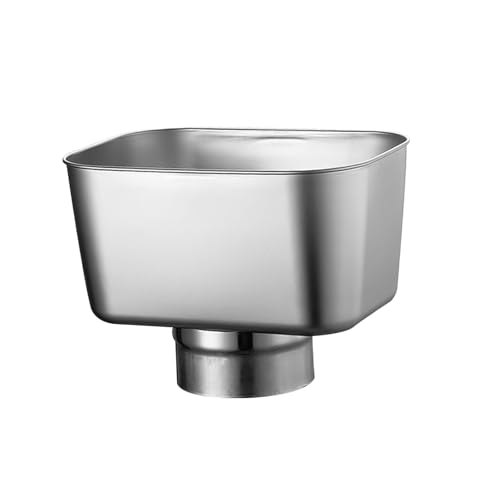 Qianly Regenwasseradapter für Ablaufrinnen Und Fallrohre, Anschluss für Wände Und Dächer, Rohrdurchmesser 102mm von Qianly