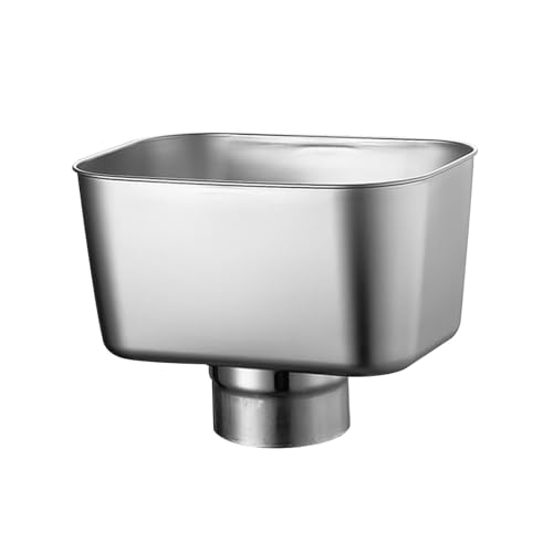 Qianly Regenwasseradapter für Ablaufrinnen Und Fallrohre, Anschluss für Wände Und Dächer, Rohrdurchmesser 63mm von Qianly