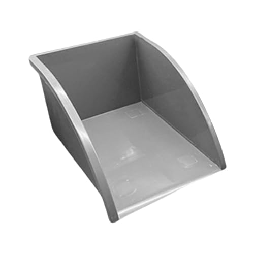Qianly Regenwassersammler Als Regenwasserumleiter Und Entwässerungsanschluss mit Wasserfänger für Fallrohr Aus Leichtem PVC für Gartenarbeit Und Landscha, Grau von Qianly