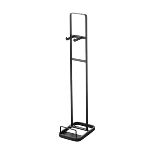Qianly Roller Boden Stehen Display Stand Platzsparende Einstellbare Haken Einrad Lagerung Rack, Schwarz Qianly Roller Boden Stehen Display Stand Platzsparende Einstellbare Haken Einrad Lagerung Rack, Schwarz von Qianly