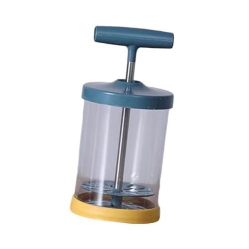 Qianly Sahnebereiter, Schlagsahnespender, Eiermixer, Manueller Milchaufschäumer, DIY Sahnemixer für Schaumiges Backen zu Hause, Marine von Qianly