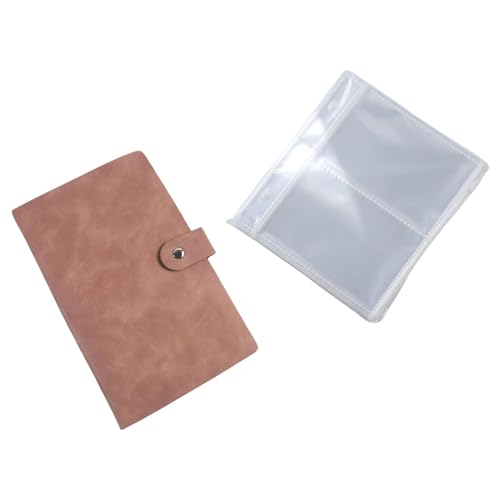 Qianly Sammelalbum Als Organizer Ordner Aufbewahrungsmappe Und Samenhalter Aus Pu mit 20 Innenseiten für Gartenliebhaber Und Zum Sammeln von Knöpfen, Rosa Qianly Sammelalbum Als Organizer Ordner Aufbewahrungsmappe Und Samenhalter Aus Pu mit 20 Innenseiten für Gartenliebhaber Und Zum Sammeln von Knöpfen, Rosa von Qianly