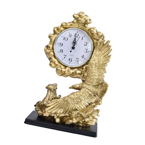 Qianly Schreibtischuhr Zeitgenössische Figur Tischuhr für Schrank von Qianly