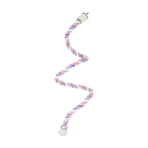 Qianly Seil Sitzstange für Vogelkäfige, Käfigständer, Stangenzubehör, Amazon Papageien, Käfigspielzeug für Papageien, 100cm von Qianly