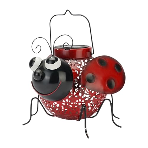 Qianly Solarleuchte in Tierform, Metall, Außendekoration für Rasen Und Hof von Qianly