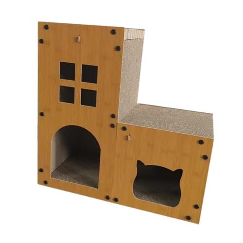 Qianly Wellpappe Katzenkratzbaum Haus Kratzen Stabile Stretch Versteck Verhindert Qianly Wellpappe Katzenkratzbaum Haus Kratzen Stabile Stretch Versteck Verhindert von Qianly