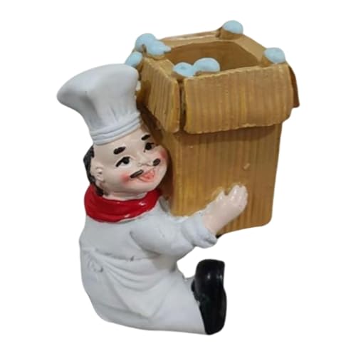 Qianly Zahnstocherhalter Figur Zahnstocherspender Dekorative Aufbewahrung für Küche Wohnung, Khaki Qianly Zahnstocherhalter Figur Zahnstocherspender Dekorative Aufbewahrung für Küche Wohnung, Khaki von Qianly