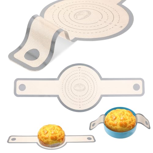 Qianyu Silikon Backmatte für Dutch Oven Langen Griffen Brot Backmatte Wiederverwendbare Backunterlage leicht zu reinigen Teigmatte Antihaft Brotmatte für Brottopf Teig Backofen Qianyu Silikon Backmatte für Dutch Oven Langen Griffen Brot Backmatte Wiederverwendbare Backunterlage leicht zu reinigen Teigmatte Antihaft Brotmatte für Brottopf Teig Backofen von Qianyu