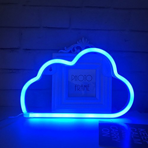 Niedliches blaues Wolken-Neonlicht für Kindergeschenk, LED-Wolken-Zeichen-Dekor-Licht, Festzelt-Zeichen/Wand-Dekoration für Weihnachten, Geburtstag, Wohnzimmer, Hochzeitsfest von QiaoFei