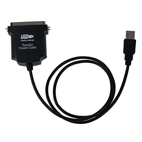 Qiaohome USB-Express-Kartenkonverter-Adapter für Drucker, Parallelanschluss, Schwarz von Qiaohome