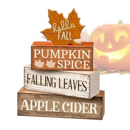 Herbstliches Tablettschild, Tischdekoration aus Ahornholz, rustikales Tablettblockschild, herbstliches Tischmittelstück für Eingangsbereich, Zuhause, Schreibtisch, Zimmer Herbstliches Tablettschild, Tischdekoration aus Ahornholz, rustikales Tablettblockschild, herbstliches Tischmittelstück für Eingangsbereich, Zuhause, Schreibtisch, Zimmer von Qiaonan