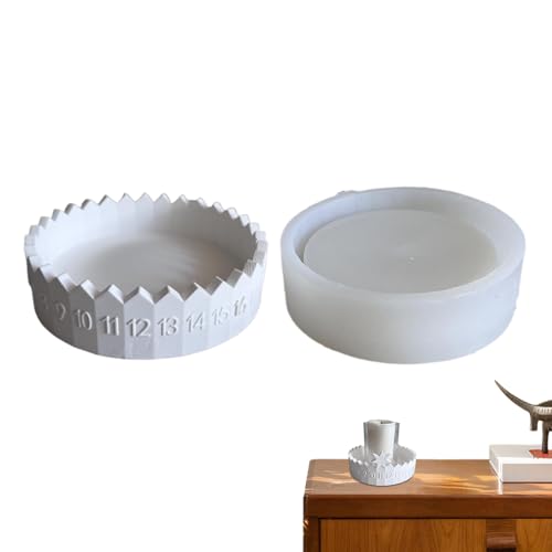 Silicone Adventskalender Form | Weihnachtliche Christliche Kerzenhalter Form,Saisonale Deko Kreative Kunsthandwerk Artikel Für Haushalt Studentenzimmer Fenster Balkon Auto Innenraum Büros von Qiaonan