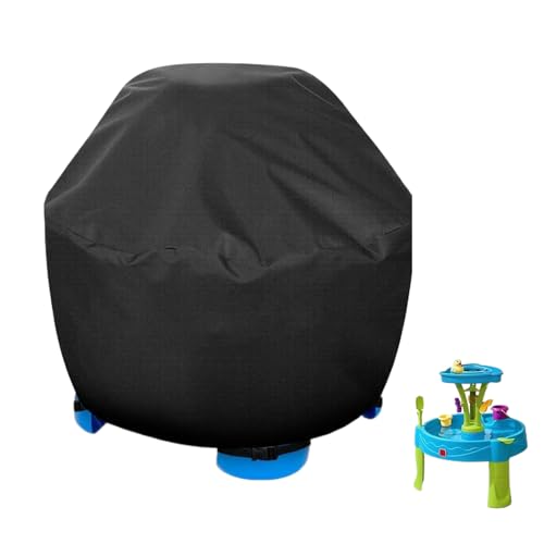 Wasserspielplatz Abdeckung Rund, Wasserdichte Abdeckungen Für Spielteich Und Wassertisch, UV-Schutz Für Kleinkinder Spielplatz Garten Pool Terrasse Spielzimmer von Qiaonan
