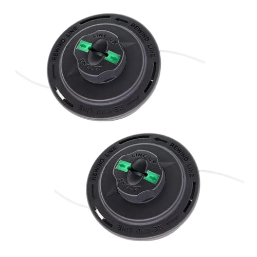 2X Doppelfadenkopf Fadenkopf für Fuxtec RT126 RT226 mit Tippautomatik Fadenspule Benzin Motorsense M8 Gewinde von Qichenx