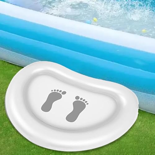 Aufblasbares Fußbecken, 93x73cm Pool Fussbad, Aufblasbarer Pool Fussbadewanne, Klappbare PoolFußwanne, Fussbad FürPool Einstiegsleiter Schwimmbad Saubere Füße Heims Spa Behandlung von Qidures