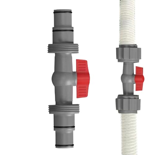 Poolschlauch Adapter, Pool Adapter 32 Auf 38mm, PoolSchlauchadapter, Anschlussset Poolschläuche, PoolSchlauchverbinder Für PoolSchlauchverbinder Verlängerung von Qidures