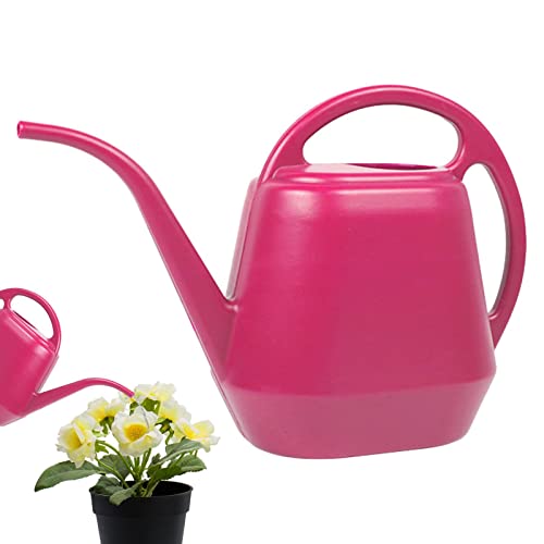 Gießkanne mit langem Auslauf, Kleine Gießkannen für Zimmerpflanzen und Blumen, 4-Liter-Wasserkannen-Bewässerungsbehälter mit großem Fassungsvermögen für Pflanzen mit ergonomischem Griff, einfach zu von Qihuyi