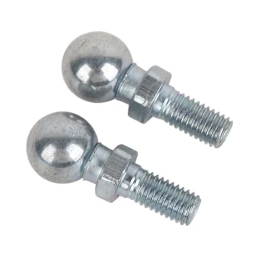 Kugelzapfen Kugelgelenke 2 Stück M8 Edelstahl Kugelbolzen Gewindezapfen Auto Edelstahl Kugelbolzenschraube Ball Ended Bonnet Kugelzapfen Universal Stud Bolzen Stips für Gasdruckfedern mit Kugelko von Qiilu